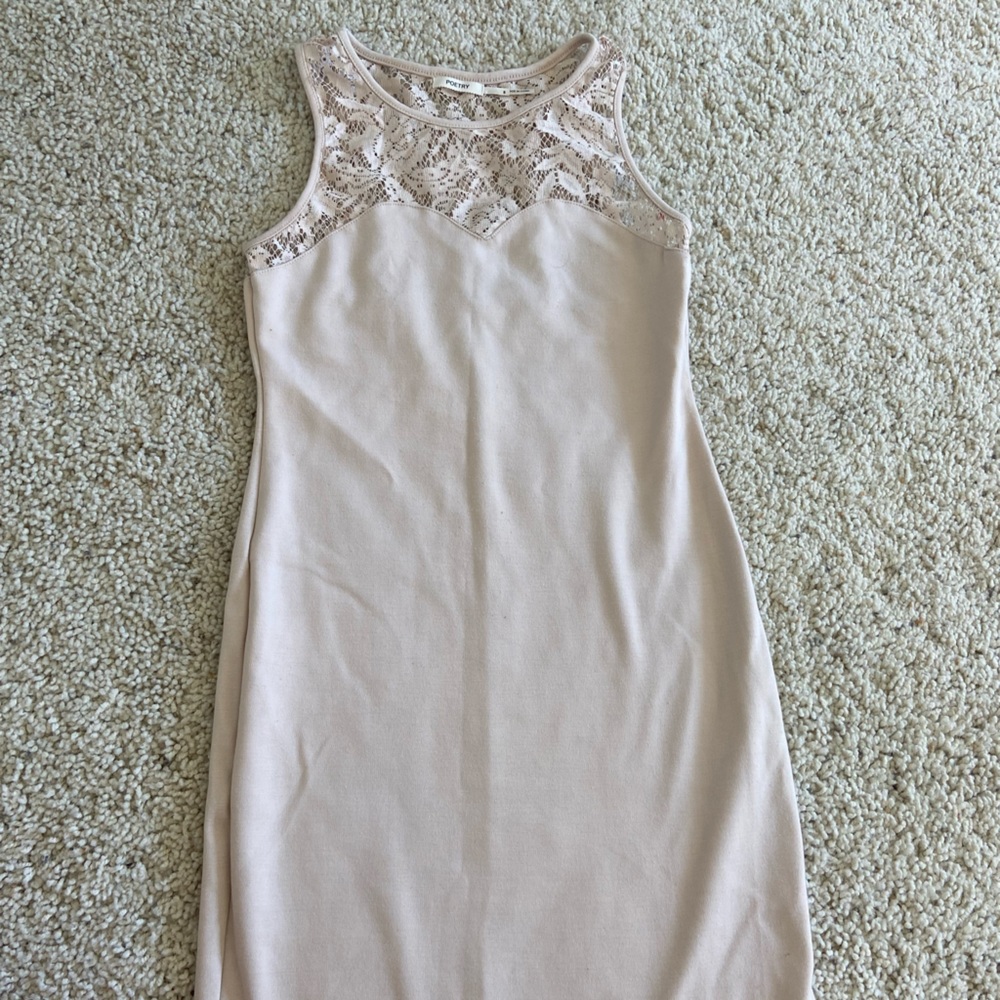 Tan dress!